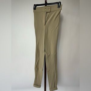 American Apparel Nude Ribbed Riding Pants (Size: M)